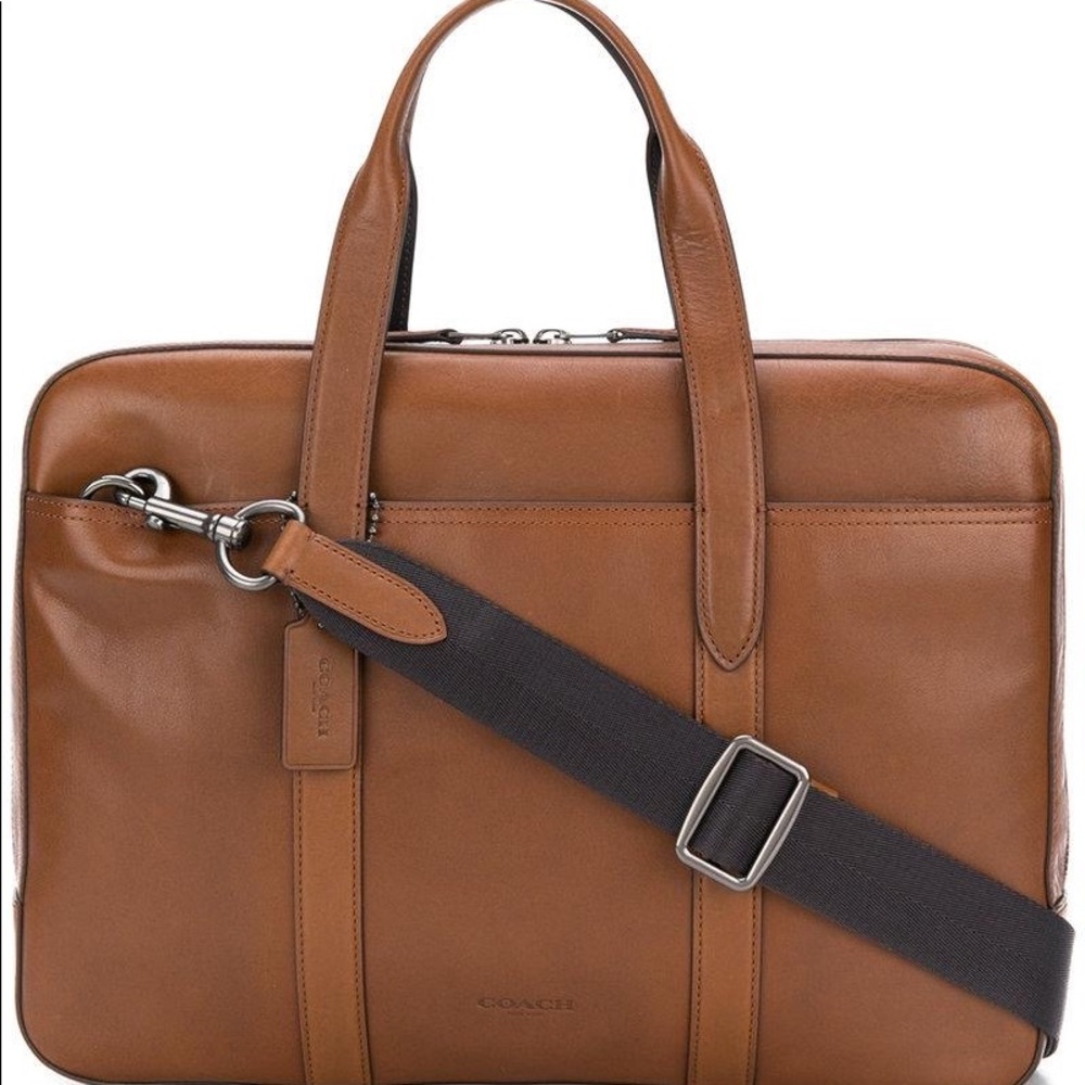 Coach Metropolitan Brief Case Leather